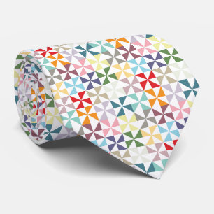 Färgrik geometrisk Pinwheel Slips