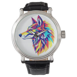 Färgrik Geometrisk Varg eWatch Ur Armbandsur
