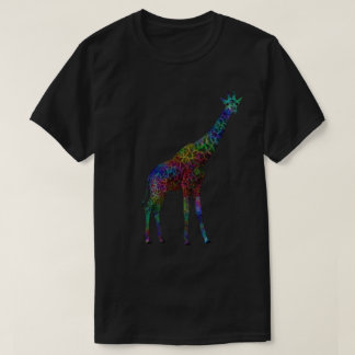 Färgrik giraff t shirt