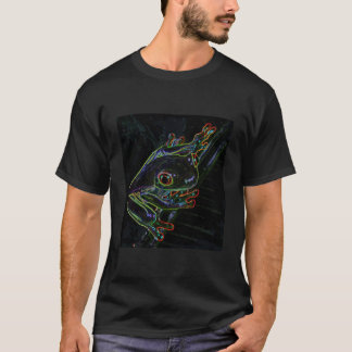 Färgrik grodaT-tröja T Shirt