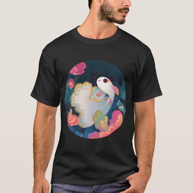 Färgrik guppy t shirt (Framsida)