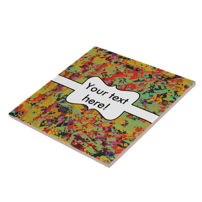 Färgrik hålstruktur kakelplatta (Sidan)