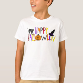 Färgrik happy halloween t shirt