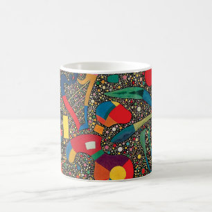 Färgrik helhet av Wassily Kandinsky Kaffemugg