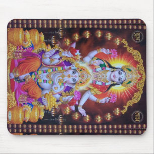 färgrik hindus för saraswatiganesh musmatta