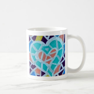 Färgrik hjärta för någon dag… kaffemugg