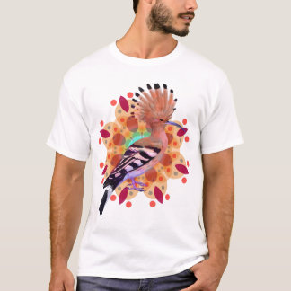 Färgrik Hoopoefågel T Shirt