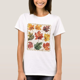 FÄRGRIK HÖST HÖSTLOV POSTFRIMÄRKE T SHIRT