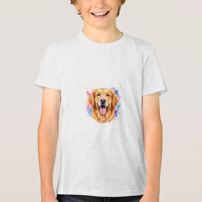Färgrik Husdjur Illustration T Shirt (Framsida)