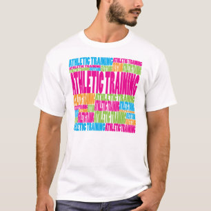 Färgrik idrotts- utbildning tee shirt