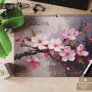Färgrik Impasto Konstkalender Kalender