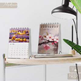 Färgrik Impasto Konstkalender Kalender