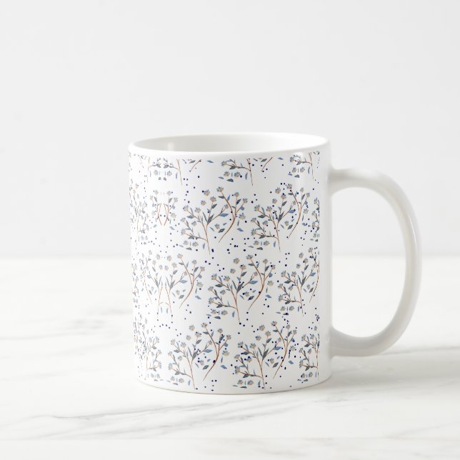 Färgrik Jaipur vildblomma Kaffemugg (Höger)