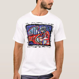 Färgrik Jazz Tee