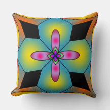 Färgrik kakelstil mandala