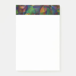 Färgrik, Kalejdoskopisk Abstrakt Konst Post-it Block