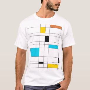 Färgrik, kall, moderiktig modern illustrationkons t shirt