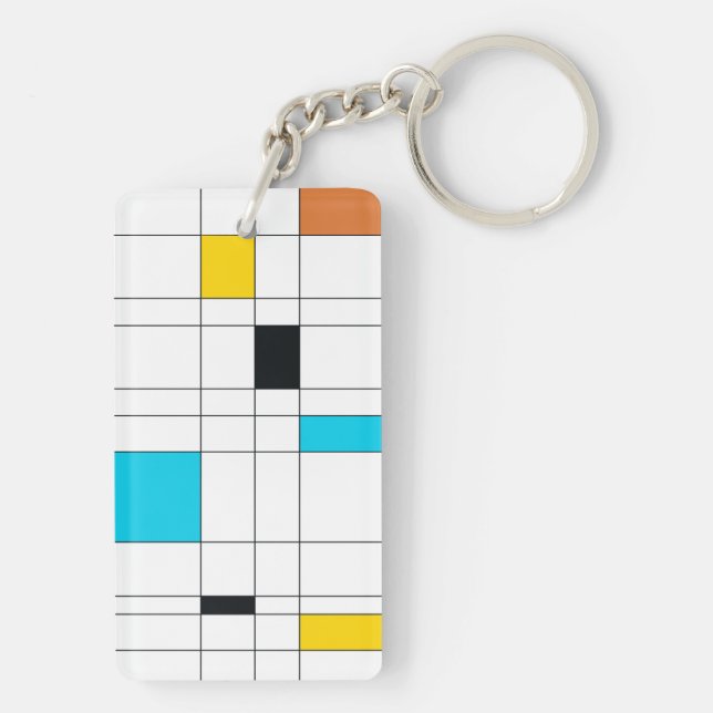 Färgrik, kall, moderiktig modern illustrationkonst (Baksidan)