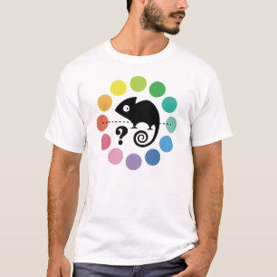Färgrik kameleont tee shirt