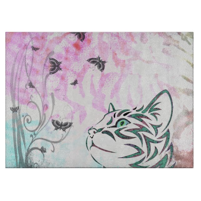 Färgrik katt (Framsidan)