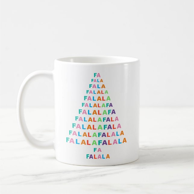 Färgrik Klassisk FA LA LA LA Säsong Kaffemugg (Vänster)