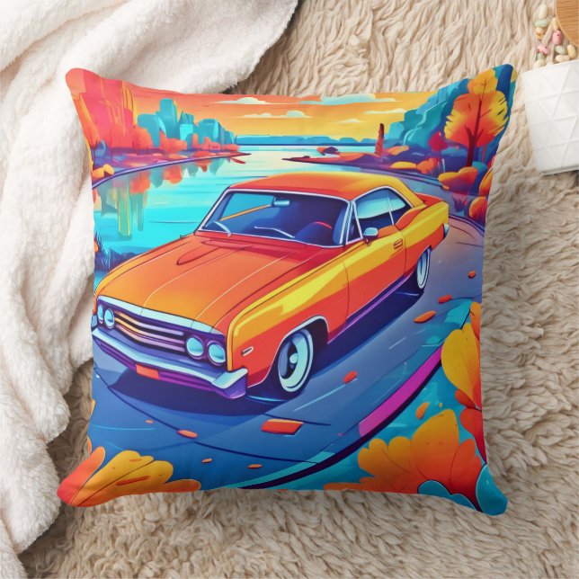 Färgrik klassisk kördesign kudde (Filt)