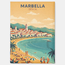 Färgrik Klassisk Marbella Spanien Resa Elegant Kon