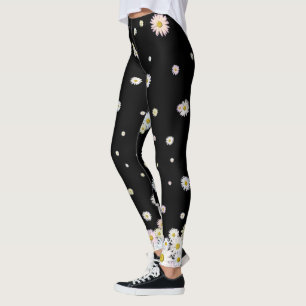 Färgrik konstnärlig damasker för leggings