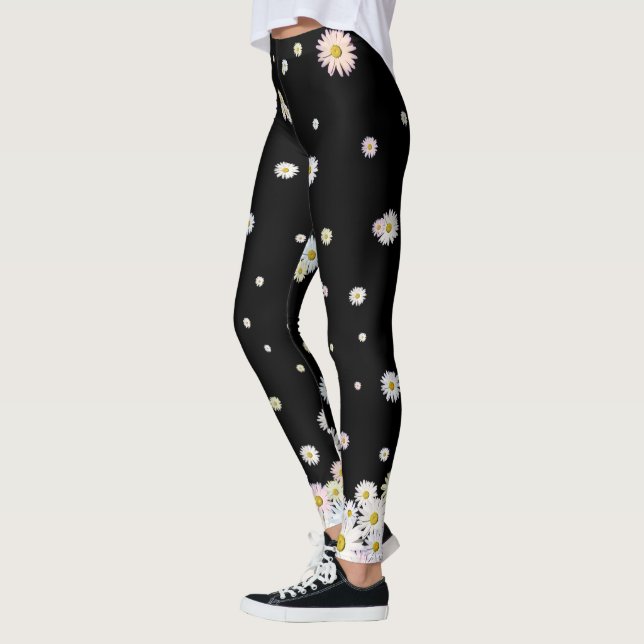 Färgrik konstnärlig damasker för leggings (Vänster)