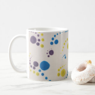 Färgrik kopp för kaffe eller tea
