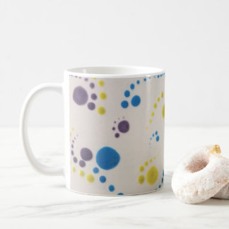 Färgrik kopp för kaffe eller tea