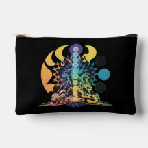 Färgrik Kosmisk Chakra Meditation Andlig Energi