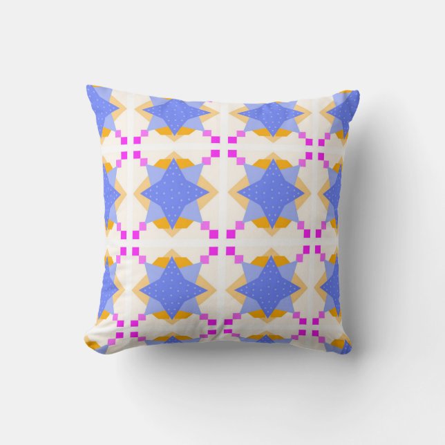 Färgrik kudd design kudde (Framsida)