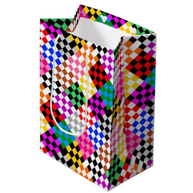 Färgrik lapptäcke-rutig mönsterdesign  (Skapare uppladdad)
