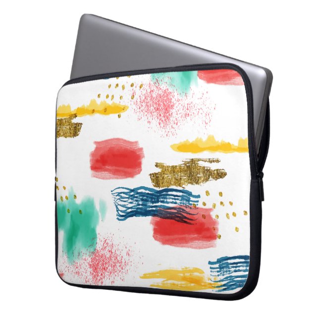 Färgrik Laptop Fodral (Framsidan Vänster)