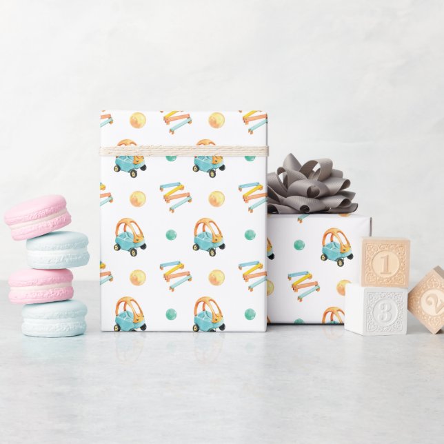 Färgrik Lekplats  Presentpapper (Baby Shower)