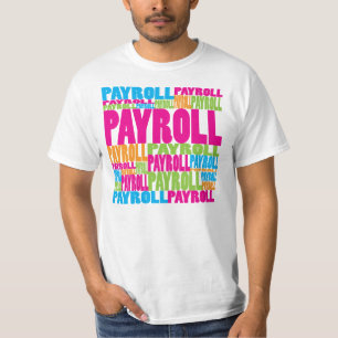 Färgrik lönelista tee shirt