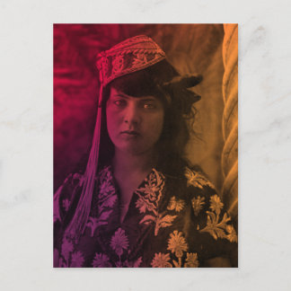 Färgrik Maghreb Judisk Tunisiska Djerba Flickor Po Vykort