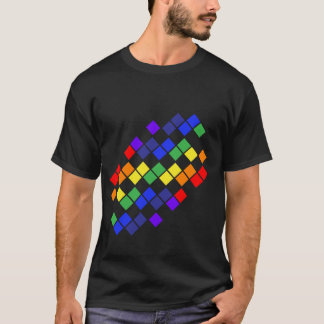 Färgrik magi (svart färg) t-shirt