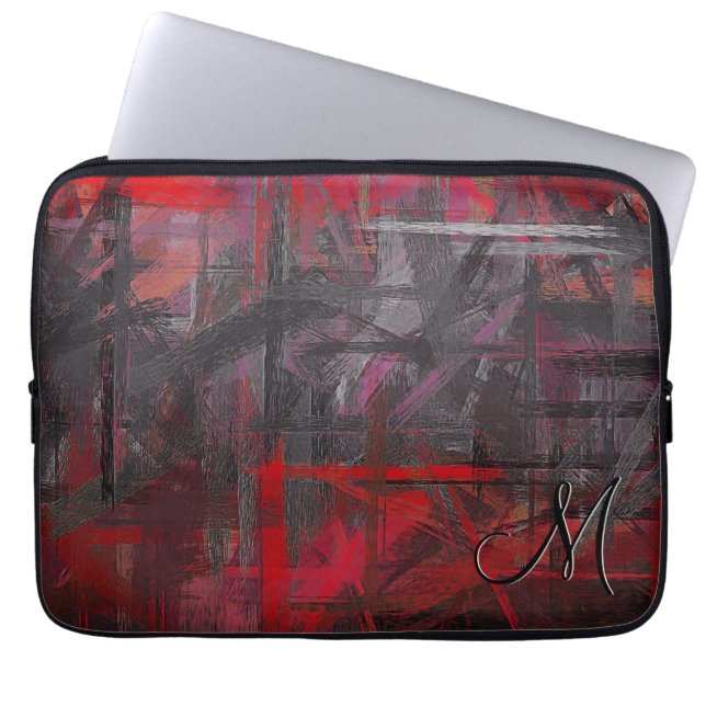 Färgrik målning Abstrakt bakgrund #2 Laptop Sleeve (Framsidan)