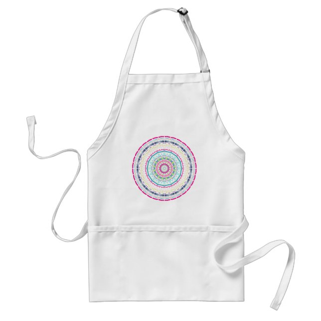 färgrik mandala förkläde (Framsidan)