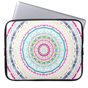 färgrik mandala laptop fodral