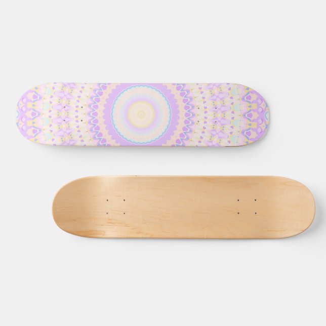 Färgrik Mandala Mini Skateboard Bräda 18,5 Cm (Horz)