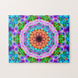 Färgrik Mandala | som kopplar av Pussel