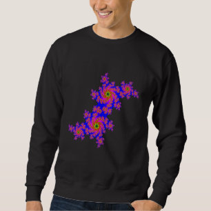 Färgrik Mandelbrot-uppsättning - Ett Matematiskt M Lång Ärmad Tröja