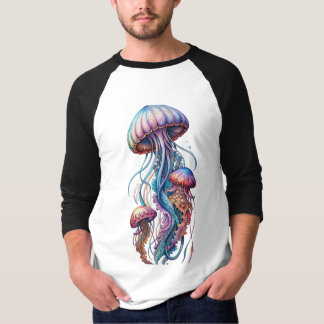 Färgrik manet t-shirt-design t shirt