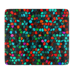 Färgrik mångfärgad mosaikmönster
