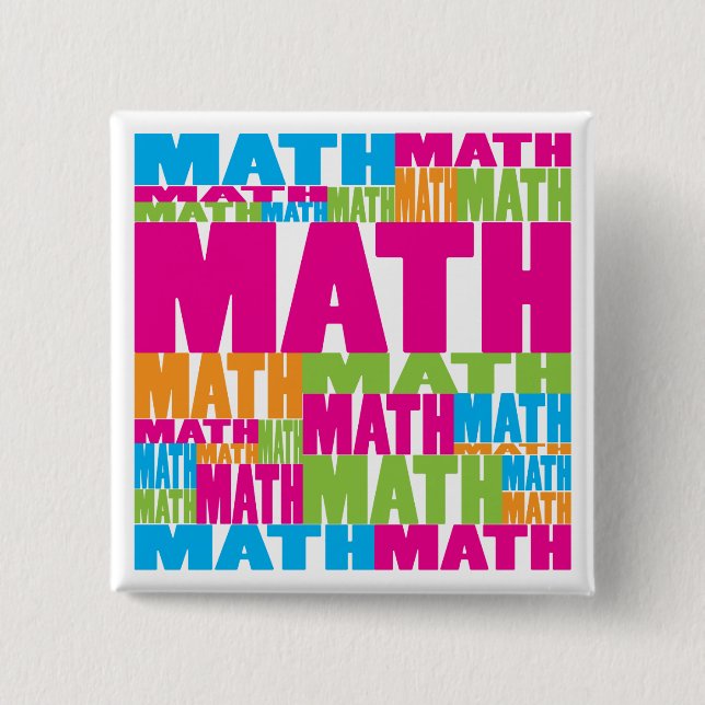 Färgrik Math Knapp (Framsida)