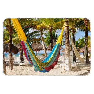 Färgrik Mayan magnet för hängmattaCozumel Mexic