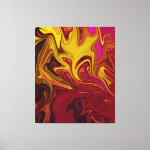 Färgrik Modern Abstrakt Konst   pastell olja canva Canvastryck